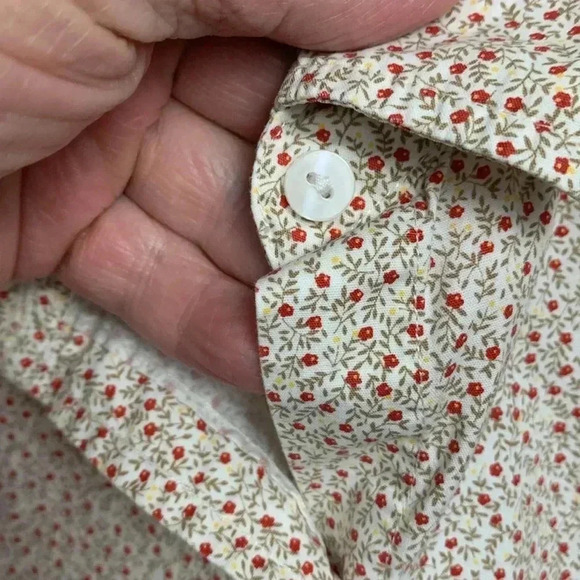 Women’s short sleeve casual, button up summer top, stretch - Picture 6 of 6